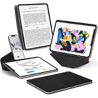 MOFT Hoes Geschikt voor iPad Pro 11 (2024/2025) - Dynamic Folio Book Case - Magnetische Beschermhoes met Standaard - 20+ Kijkhoeken - MOVAS Vegan Leer - Sleep/Wake - Zwart