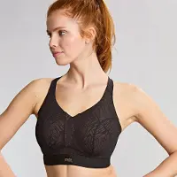 Panache - Endurance Sport BH met beugel – Black/Latte - 65F