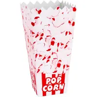 GSG24 - PopCorn Kartonnen Doos - 7x22x10.5cm - Wit - 230 G/m2