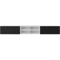 MargaretHadas24 TV-kast Noe IV 300 (3x100) cm (wit + zwart)