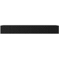 MargaretHadas24 TV-kast Cali 300 (3x100) cm (zwart + zwart)