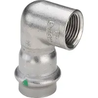 Viega Sanpress Inox knie 90? SC bi.dr. 42mmx1 12"bi