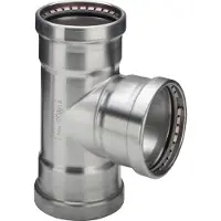 Viega Sanpress Inox XL-T-stuk SC pers 88.9x28x88.9mm