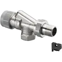 Oventrop q-tech thermostatische radiatorafsluiter aq dynamisch 3/4" haaks verkeerd