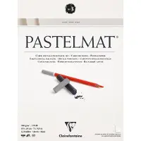 Clairefontaine Pastelmat - Papier voor Pastelkrijt - No.3 - 360 g - 18 x 24 cm - Wit