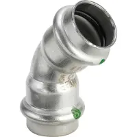 Viega sanp bocht rvs 42 45gr 2xpers
