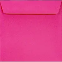 Netuno Gladde roze enveloppen A5 - 155 x 155 mm - 25 stuks - HK zelfklevend met plakstrip - 90 gram - Burano -