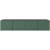 MargaretHadas24 TV-kast Cali 200 (2x100) cm (zwart + groen)