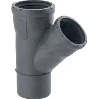Geberit Silent-Pro aftakking 45°, DN 150 / 90, 393.734.14.1