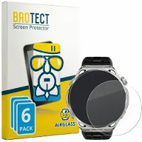 BROTECT Screenprotector 6 Stuks voor Amazfit Balance 3 Beschermglas transparant