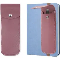 Markenlos Verstelbare pennenhouder met elastiek voor notitieboeken, pennenetui voor planners, pennenhouder, accessoires voor bijbelplanners, mooi etui, rood, make-up tas