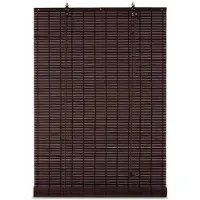 Sol Royal Bamboe Rolgordijn Zonder Boren 90x220 cm Bruin – Houten Jaloezieën voor Binnen 90 cm Breed – Inkijkbescherming & Zonwering – BR7
