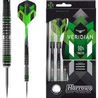 Harrows Veridian 90% Tungsten Steeltip dartpijlenset Gewicht pijl: 0,026 kg