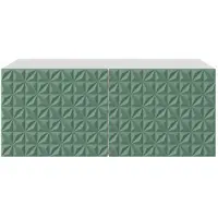 MargaretHadas24 TV-kast Cali 1x100 cm (wit + groen)