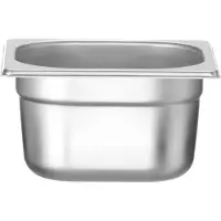 Hendi Gastronormbak – roestvast staal – 1,6L – 100mm hoog – stapelbaar