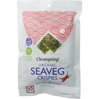 Clearspring Seaveg - crispies chilli multipack biologisch 20 gram