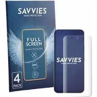Savvies - Screenprotector voor Xiaomi Redmi K90 Max - Folie Beschermfolie transparant volledig dekking 4 Stuks