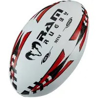 RAM Rugby Mini Rugby Bal Softee - 15 cm - Maat 1 - Soft Grip - Nr. 1 Rugby Merk in Europa - Perfecte vorm en Duurzaam