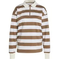Adidas Functioneel shirt 'Essentials Contemporary' mokka / wit