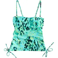 Next - Dames - Bandeau-tankinitop met ruches - Groen