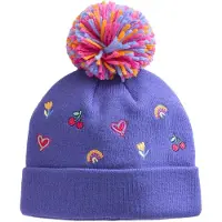 Next Geborduurde beanie met pompon