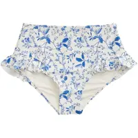 Next - Dames - Bikinislip met hoge taille en ruches - Crème