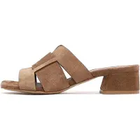 Derimod Muiltjes Met Middelhoge Hak Suède Mid Heel Muiltjes