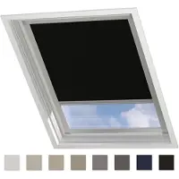 Coulisse Dakraam Rolgordijn Trend - Verduisterend - Black - voor Velux: U08 / 8 / 808