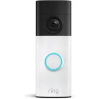 Ring Videodeurbel op batterij (nieuwste generatie) - Matte Mocha - 2K video -Speckled White
