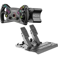 Moza Racing MOZA R9 V3 Wheel Base + KS Steering Wheel + SR-P2 Pedals - 9 Nm Direct Drive Sim Racing Bundle - PC