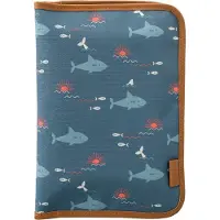 Fresk Shark Waterproof Changing Pad Blauw Kinderen