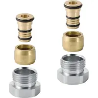 Geberit PushFit klemkoppeling buitendraad messing 16mm x1/2" Danfoss 650513221