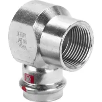 Viega Prestabo knie 90 gr. 1114.2 15x1/2 verzinkt 656478