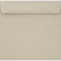 Netuno Gladde grijze enveloppen A5 - 155 x 155 mm - 25 stuks - HK zelfklevend met plakstrip - 90 gram - Burano -