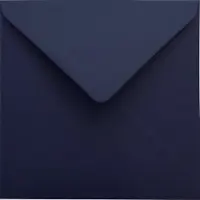 Netuno Gladde Blauwe enveloppen A6 - 110 x 110 mm - 25 stuks - NK natgelijmde - 120 gram - Malmero -