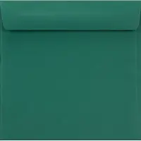 Netuno Gladde groene enveloppen A5 - 155 x 155 mm - 25 stuks - HK zelfklevend met plakstrip - 90 gram - Burano -