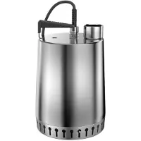 Grundfos UNILIFT AP vuilwaterdompelpomp, max. volumestroom 14 m³ per uur, nom. debiet 9,41 m³ per uur, RVS
