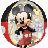 Anagram Folieballon Mickey Mouse 40 Cm Grijs/geel