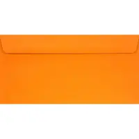 Netuno Gladde oranje enveloppen A4 - 110 x 220 mm - 25 stuks - HK zelfklevend met plakstrip - 90 gram - Burano -