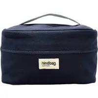 HINDBAG toilettas Gaspard - Marine - Biologisch GOTS katoen
