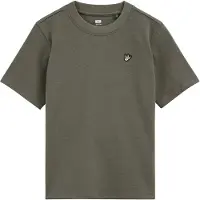 We fashion - Jongens T-shirt met embroidery - Regular fit - Olijfgroen - Katoen - Maat: 98/104
