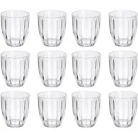 Vivalto Drinkglazen Arcade set- 12x - waterglazen - helder transparant - glas - 300 ml
