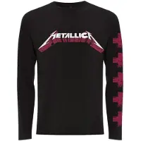 Metallica Shirt met lange mouwen - Master Of Puppets Logo - S tot XXL - voor Mannen - zwart - Maat L