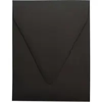 Netuno Gladde zwarte enveloppen A6 - 182 x 134 mm - 25 stuks - NK natgelijmde - 120 gram - Malmero -