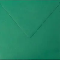Netuno Gladde groene enveloppen A5 - 153 x 153 mm - 25 stuks - NK natgelijmde - 90 gram - Burano -