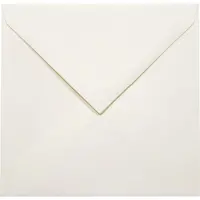 Netuno Gladde ecru enveloppen A5 - 170 x 170 mm - 25 stuks - NK natgelijmde - 120 gram - Malmero -