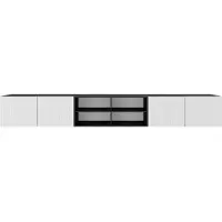 MargaretHadas24 TV-kast Mio IV 300 (3x100) cm (zwart + wit)