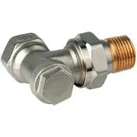 Honeywell Ultraline voetventiel Verafix 3/8 haaks Kvs 1,70 m3 h V2400E0010