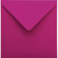 Netuno Gladde roze enveloppen A6 - 110 x 110 mm - 25 stuks - NK natgelijmde - 120 gram - Malmero -
