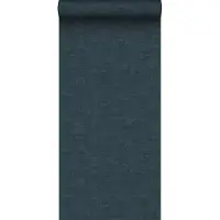 Origin Wallcoverings behang linnenstructuur donkerblauw - 347863 - 0.53 x 10.05 m